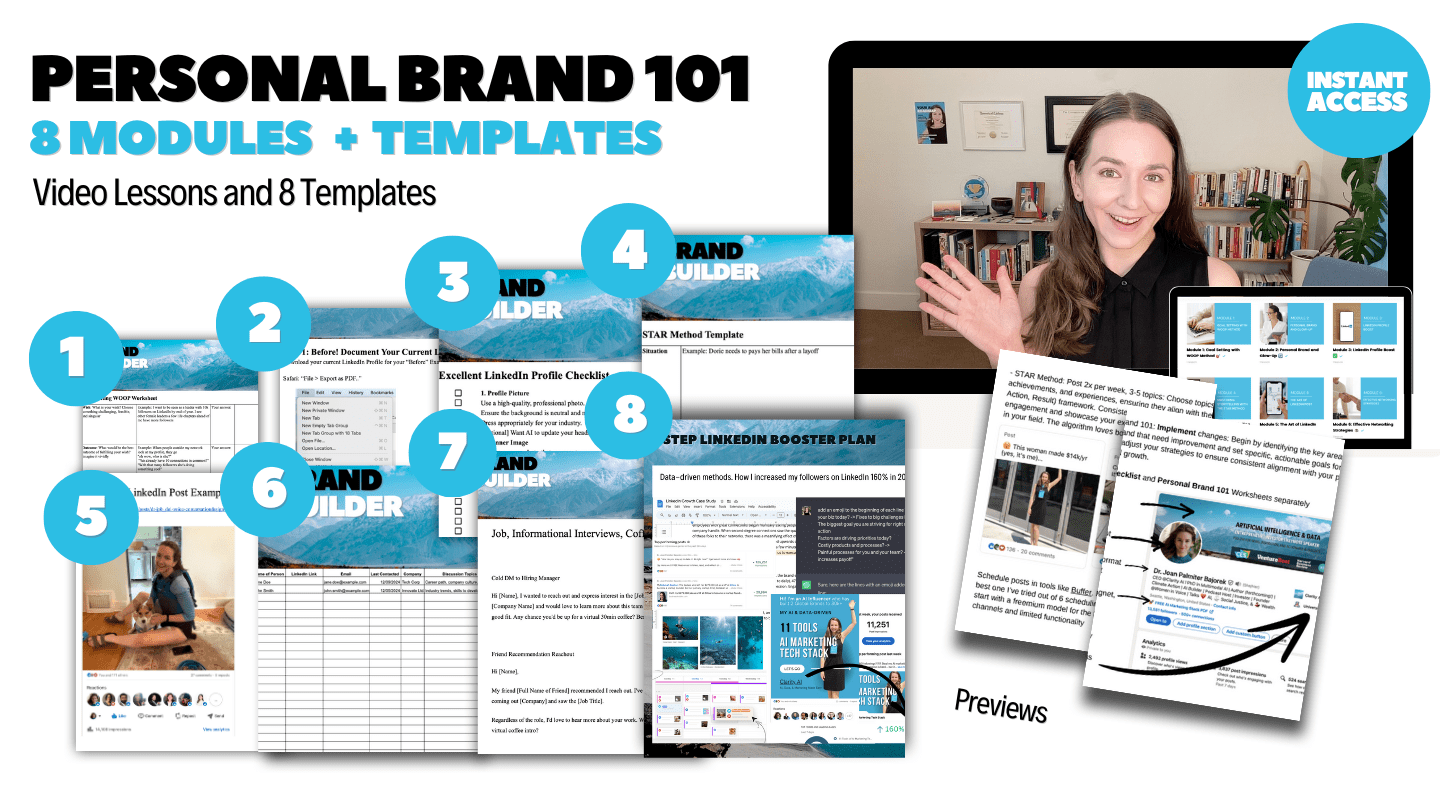 Personal Brand 101 course